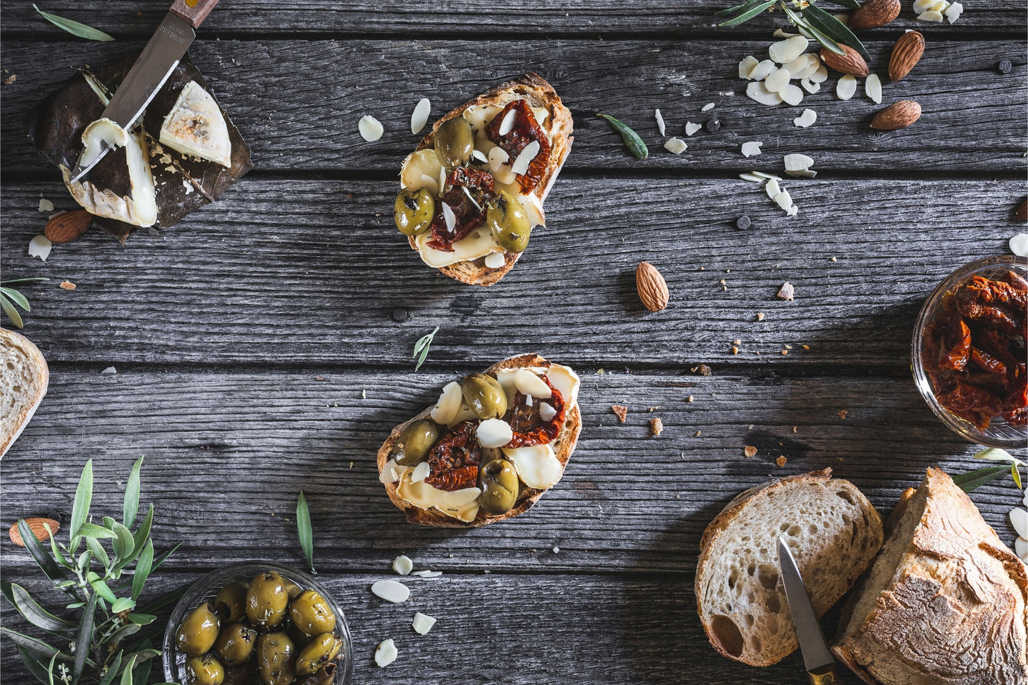 Coffret cadeau Mon apéro italien olive prosecco crostini crème d