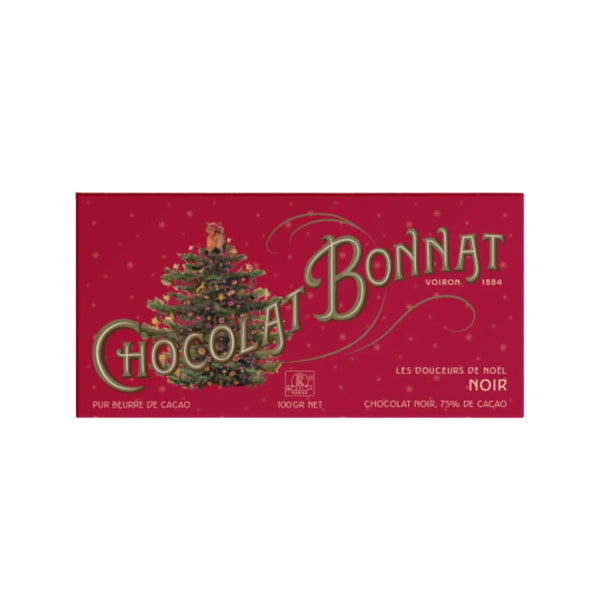 Dark Christmas Chocolate 100g - Bonnat