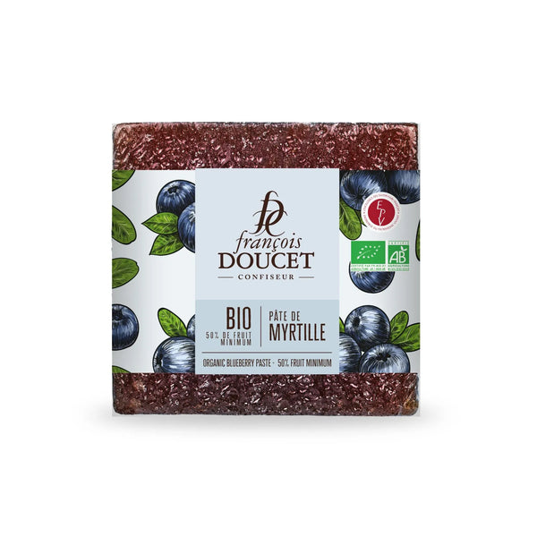 Organic Blueberry Fruit Paste Block 170g - François Doucet