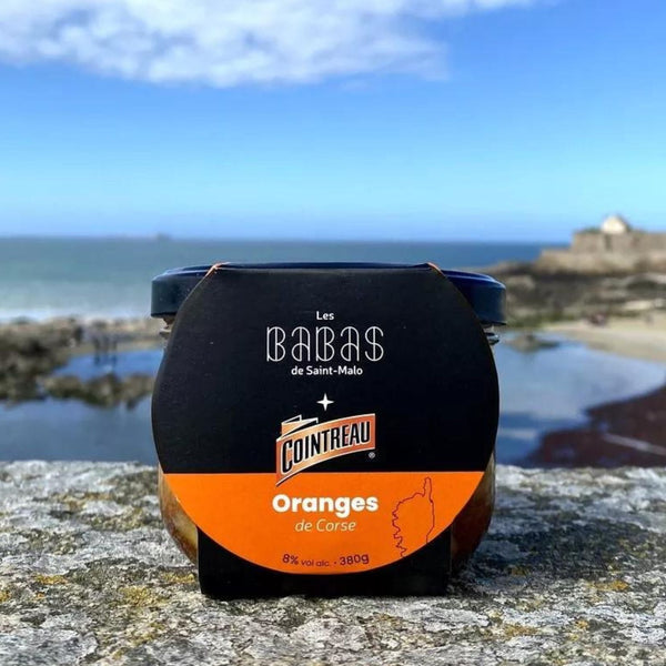 Babas au au Cointreau et Oranges de Corse 380g - Les Babas de Saint - Malo