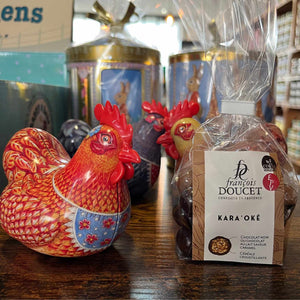 Boîte Métallique Poules - Chocolats François Doucet (coloris aléatoires)