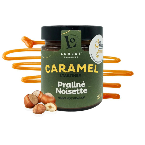 Pâte à tartiner caramel praliné noisette - Lorlut