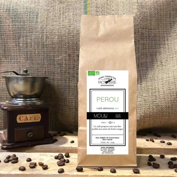 Pérou café moulu - 250g - Cafés Factorerie