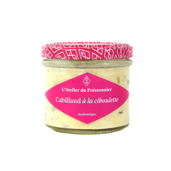 Rillettes de Cabillaud à la Ciboulette 90g - l’Atelier Du Poissonnier