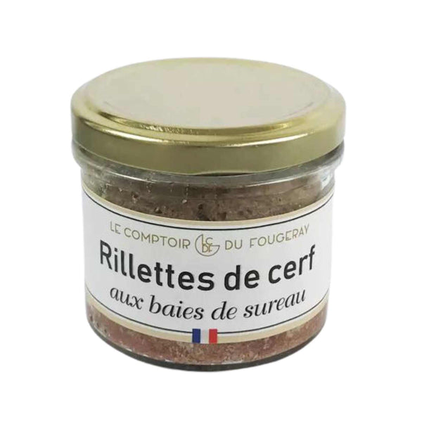 Rillettes de Cerf aux baies de sureau - Le Mottay Gourmand