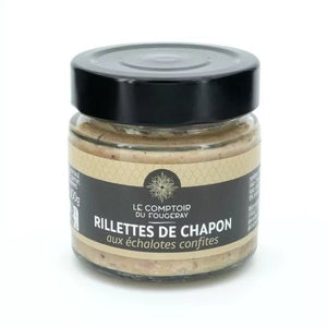 Rillettes de chapon aux échalotes confites - Le Mottay Gourmand