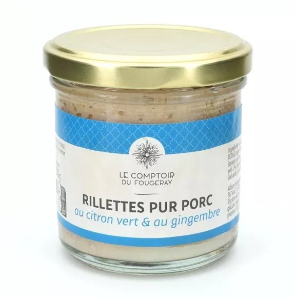 Rillettes de porc au citron vert et gingembre - Le Mottay Gourmand