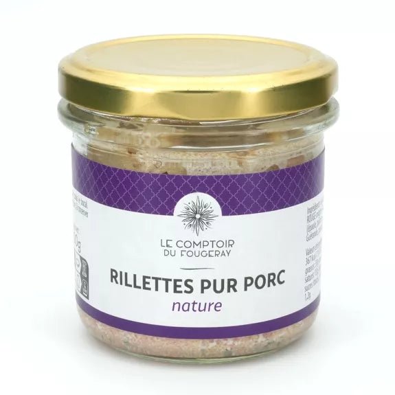 Rillettes de porc nature - Le Mottay Gourmand