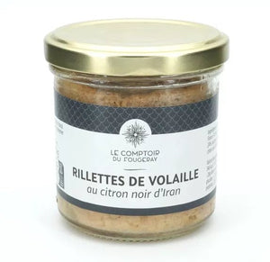 Rillettes de volaille au citron noir d'Iran - Le Mottay Gourmand