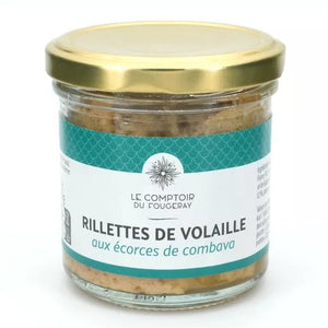 Rillettes de volaille aux écorces de Combava - Le Mottay Gourmand