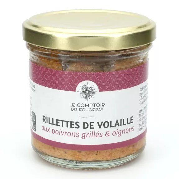 Rillettes de volaille aux poivrons grillés - Le Mottay Gourmand