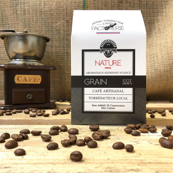 Brésil Nature café grain - 250g - Cafés Factorerie