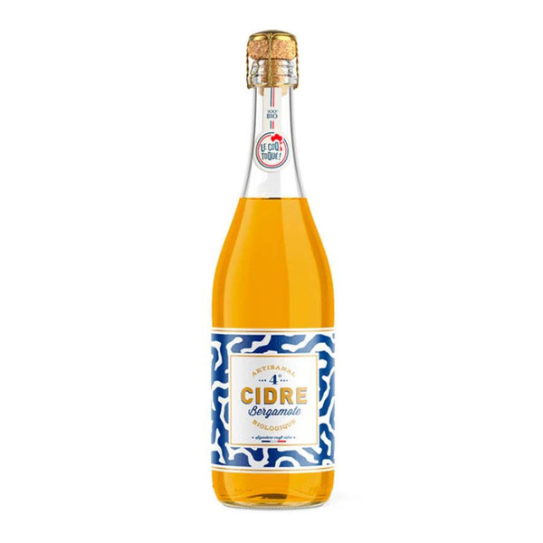 Cidre Brut Bio à la Bergamote 75cl - Le Coq Toqué