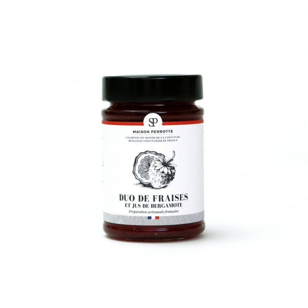 Confiture Duo de Fraises - Maison Perrotte