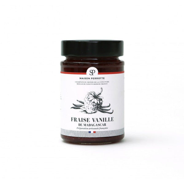 Confiture Fraise vanille de Madagascar - Maison Perrotte