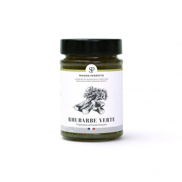 Confiture Rhubarbe verte - Maison Perrotte