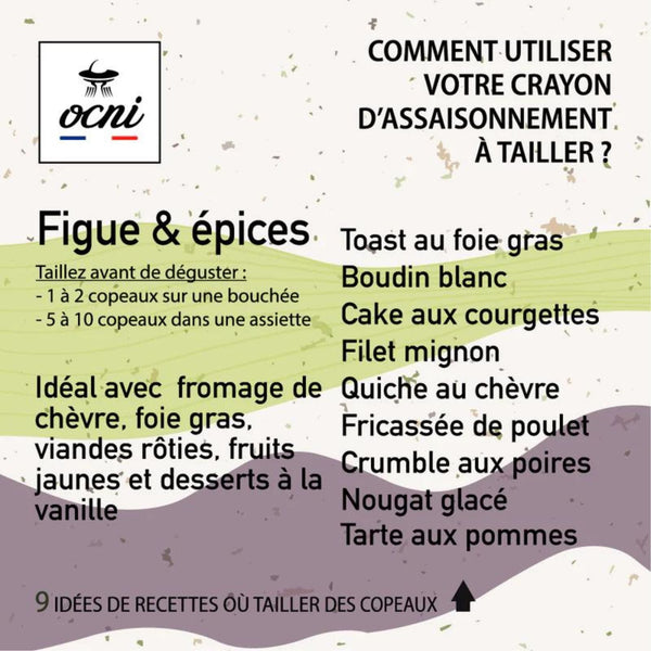 Crayon d’assaisonnement Figue et Épices Bio - OCNI