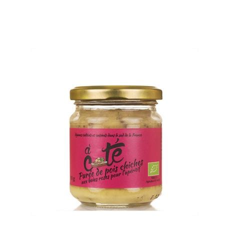 Houmous Bio aux Baies Roses