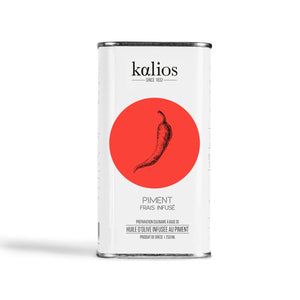 Huile d'Olive au Piment Infusé - Kalios