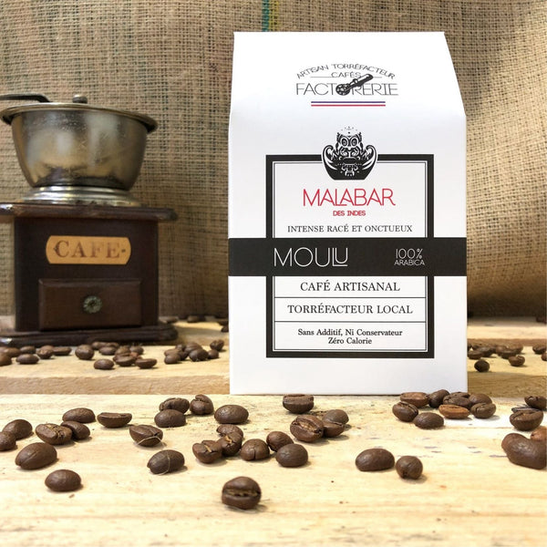 Malabar des Indes café moulu - 250g - Cafés Factorerie