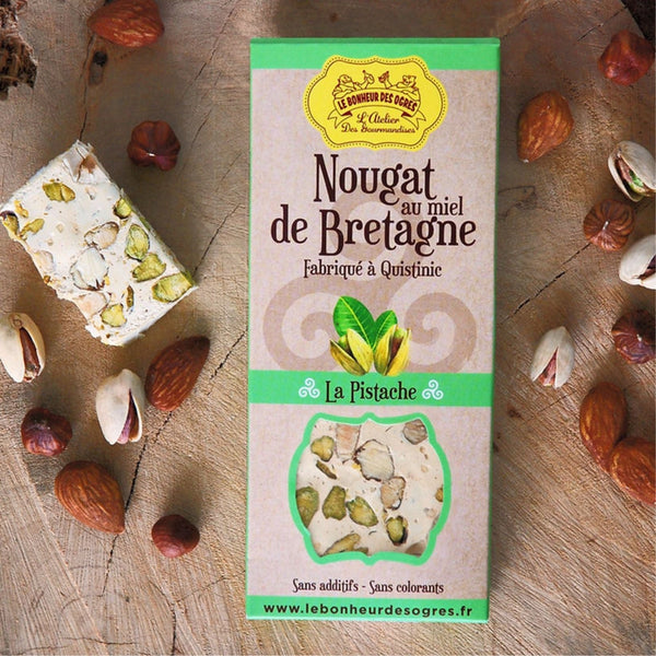 Nougat à la Pistache 80g – Le Bonheur des Ogres