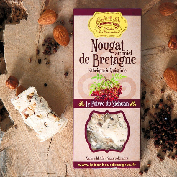 Nougat au Poivre du Sichuan 80g – Le Bonheur des Ogres