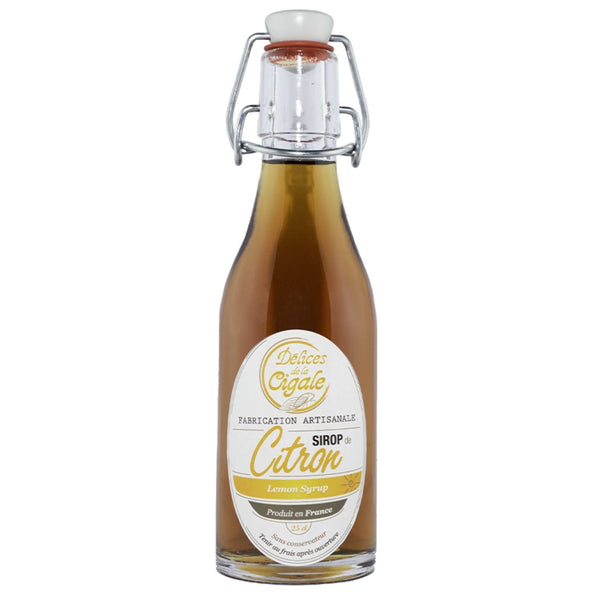 Sirop de Citron 25cl - Les Délices de la Cigale