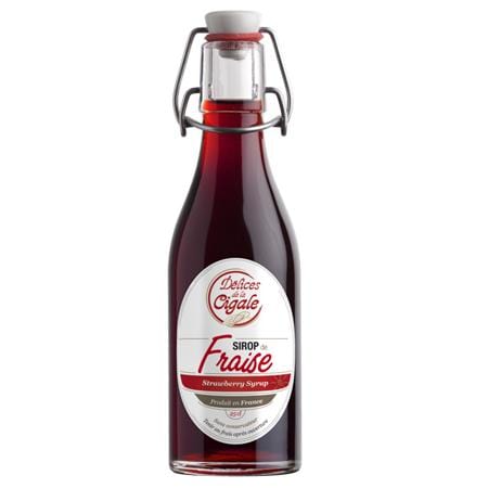 Sirop de Fraise 25cl - Les Délices de la Cigale