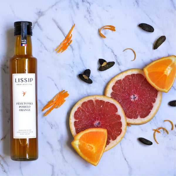 Sirop Fève Tonka Pomelo Orange 25cl - Lissip