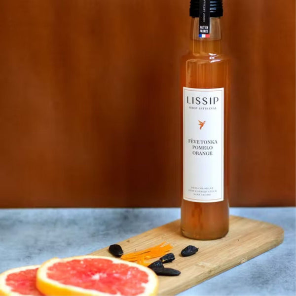 Sirop Fève Tonka Pomelo Orange 25cl - Lissip