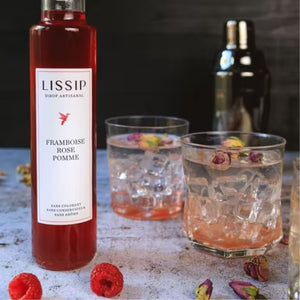 Sirop Framboise Rose Pomme 25cl - Lissip