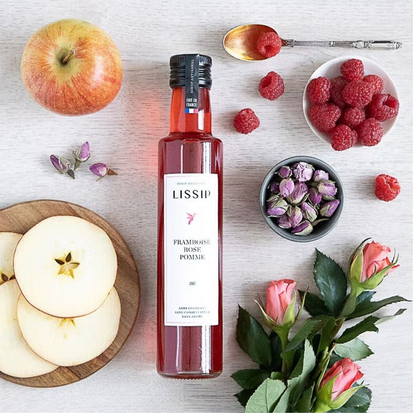 Sirop Framboise Rose Pomme 25cl - Lissip